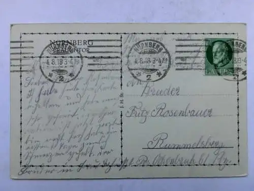 Alte AK Nürnberg Frauentor 1918 [R599]