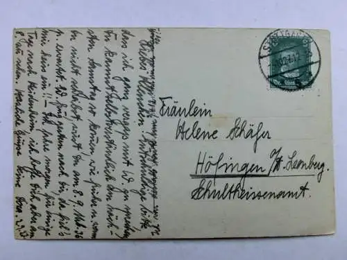 Alte AK Stuttgart Landestheater 1927 [R604]
