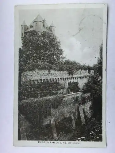 Alte AK Burg Eltville 1913 [R606]