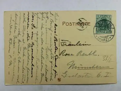 Alte AK Romker Wasserfall Harz um 1920 [R608]