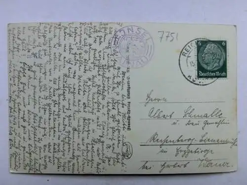 Alte AK Insel Mainau Rosengarten um 1920 [R610]