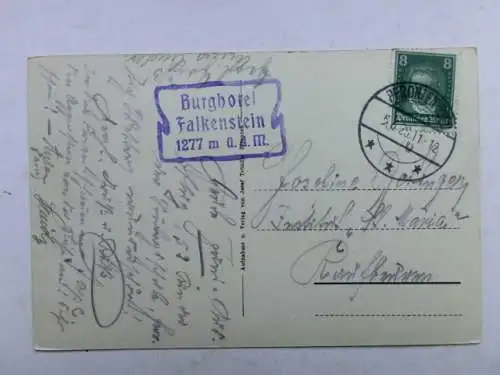 Alte AK Aggenstein Pfronten 1911 [R612]