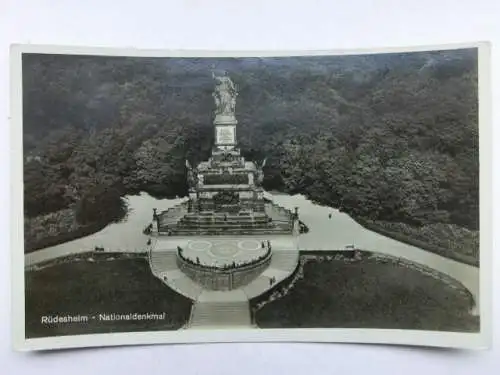 Alte AK Rüdesheim Nationaldenkmal 1931 [R615]