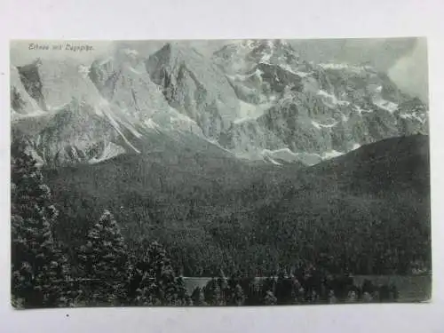 Alte AK Garmisch Partenkirchen Eibsee 1908 [R619]