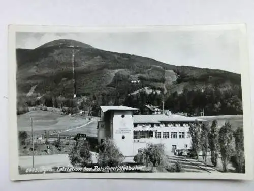 Alte AK Igls Talstation Patscherköfelbahn 1942 [R620]