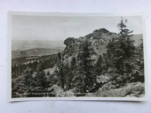 Alte AK Bayerischer Wald Arber Arbergipfel 1937 [R622]