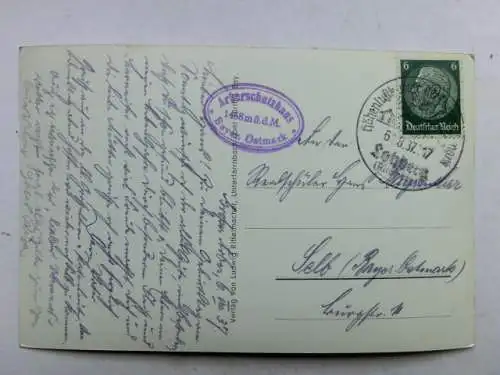 Alte AK Bayerischer Wald Arber Arbergipfel 1937 [R622]