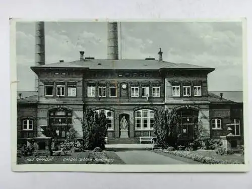Alte AK Bad Nenndorf Großes Schlam-Badehaus 1936 [R421]