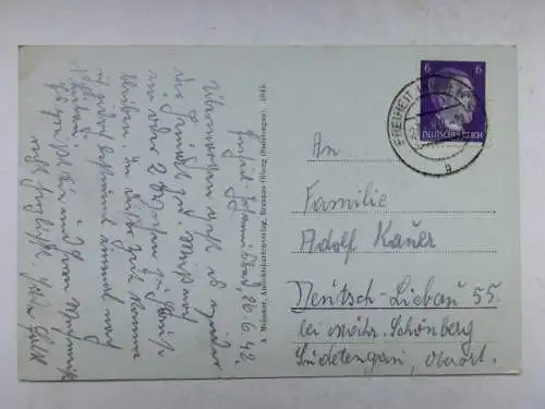 Alte AK Johannisbad Sudetengau Kurplatz1942 [R424]