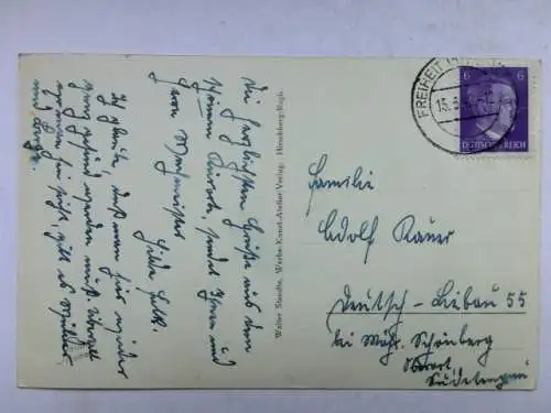 Alte AK Johannisbad Sudetengau Riesengebirge 1942 [R426]