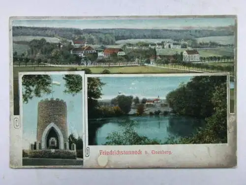 Alte AK Friedrichstanneck Eisenberg 1923 [R432]