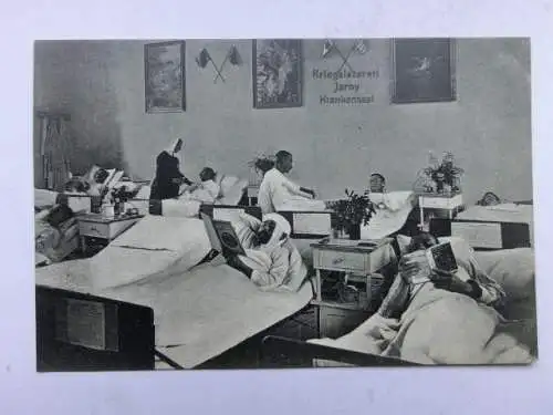 Alte AK WK I Kriegslazarett Jarny  Krieg Soldaten [R435]