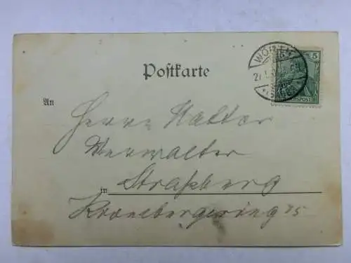 Alte AK Wörth Mac Mahon Baum um 1915 [R439]