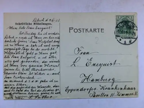 Alte AK Lübeck Heiligengeisthospital 1910 [R504]