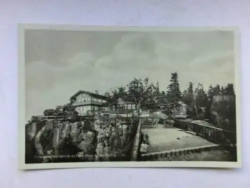 Alte AK Heuscheuer Schweizerhausbaude 1931 [R522]