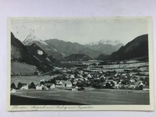 Alte AK Pfronten Steinach Säuling Zugspitze [R550]