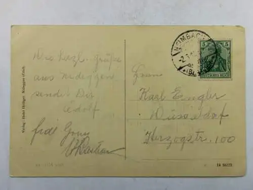 Alte AK Nideggen Burg Nideggen um 1920 [R561]