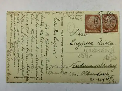 Alte AK Lindenberg Allgäu um 1925 [R585]