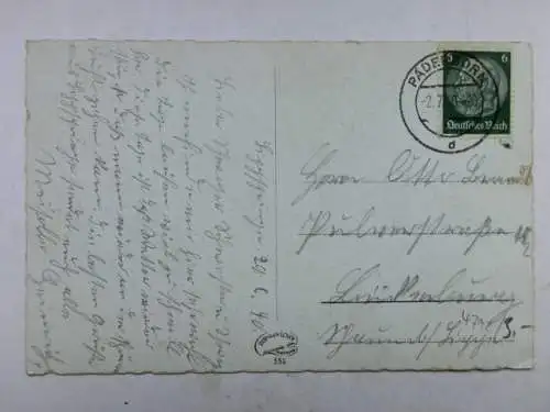 Alte AK Bad Lippspringe Kurpark 1940 [R601]