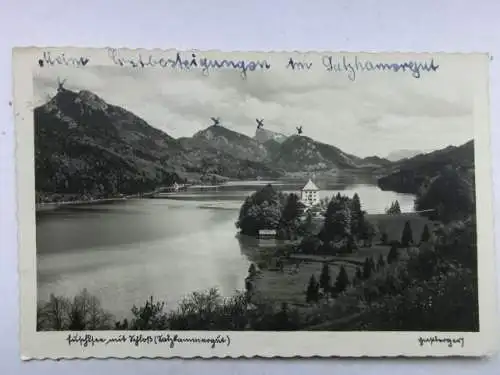 Alte AK Fuschlsee Schloß um 1940 [R611]