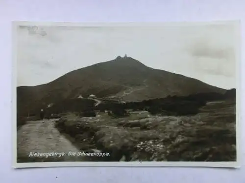 Alte AK Riesengebirge Schneekoppe 1928 [R618]