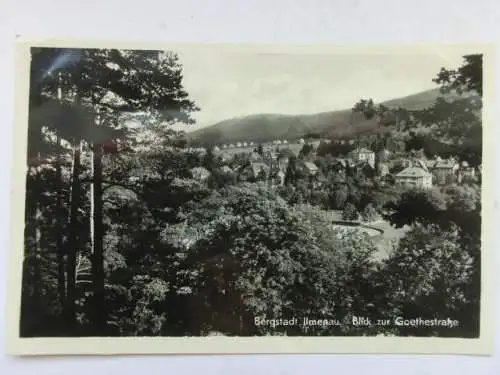 Alte AK Bergstadt Ilmenau Goethestraße 1956 [aX1077]