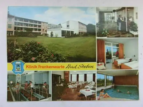 Alte AK Bad Steben Klinik Frankenwarte [aX1079]