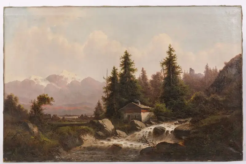 Original Gemälde von C. Lubin um 1900 
\\\\\\\\\\\\\\\\\\\\\\\\\\\\\\\