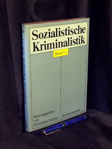 Stelzer, Ehrenfried und Horst Howorka, Wolfgang Ney, Manfred Pfau, Karlheinz Speckhardt: Sozialistische Kriminalistik, Band 3/1 Kriminaltaktik Gegenstand, Erster Angriff, Ermittlungen.