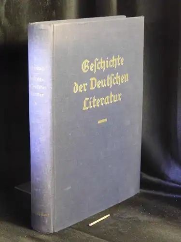 Klein, Karl Kurt: Literaturgeschichte des Deutschtums im Ausland   Schrifttum und Geistesleben der deutschen Volksgruppen im Ausland vom Mittelalter bis zur Gegenwart.. 