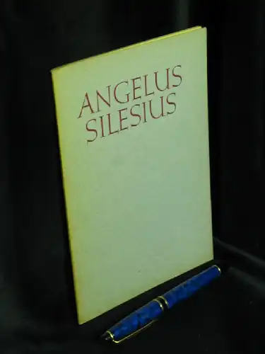Silesius, Angelus: Gedichte - Angelus Silesius - aus der Reihe: Deutsche Gedichte - Band: 4 LAGERRÄUMUNG. 