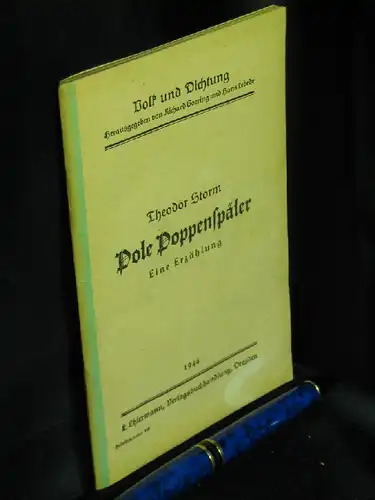 Storm, Theodor: Pole Poppenspäler. Eine Erzählung -  LAGERRÄUMUNG. 