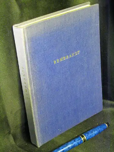 Brion, Marcel: Rembrandt -  LAGERRÄUMUNG. 
