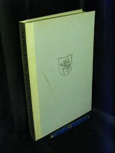 Ruppel, Aloys: Johannes Gutenberg - Sein Leben und sein Werk - als vierzehnte Jahresgabe von der Buchdruckerei Gebr. Mann Berlin für ihre Freunde hergestellt -  LAGERRÄUMUNG. 