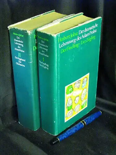 Jobst, Herbert: Der dramatische Lebensweg des Adam Probst 1+2 (komplett) - Erster Band Der Findling - Der Zögling + Zweiter Band Der Vagabund - Der Glücksucher -  LAGERRÄUMUNG. 