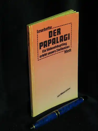 Hermann, Winfried (Zusammenstellung): Der Papalagi - Ein Südseehäuptling erlebt unsere Zivilisation - aus der Reihe: Lesehefte für den Literaturunterricht -  LAGERRÄUMUNG. 