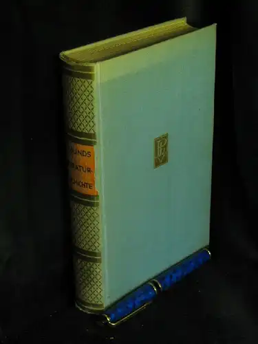 Klabund: Klabunds Literaturgeschichte - Die Deutsche und die fremde Dichtung von den Anfängen bis zur Gegenwart -  LAGERRÄUMUNG. 