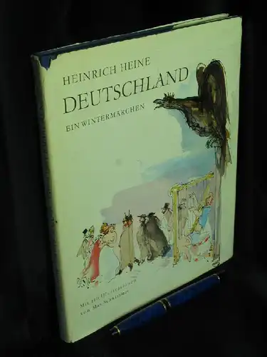 Heine, Heinrich: Deutschland. Ein Wintermärchen - mit 110 Illustrationen von Max Schwimmer -  LAGERRÄUMUNG. 