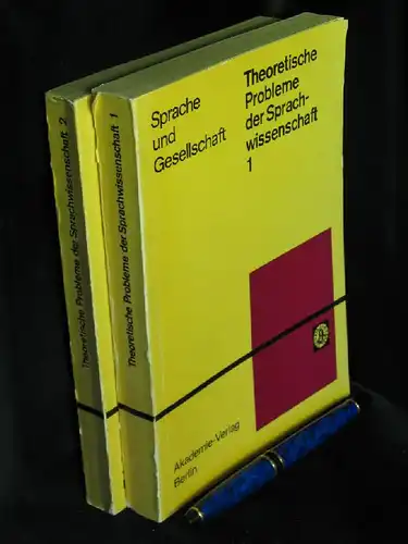 Neumann, Werner (Autorenkollektivleitung): Theoretische Probleme der Sprachwissenschaft Bd 1+2 - aus der Reihe: Sprache und Gesellschaft - Band: 9. 