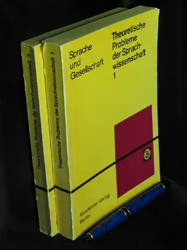 Neumann, Werner (Autorenkollektivleitung): Theoretische Probleme der Sprachwissenschaft Bd 1+2 - aus der Reihe: Sprache und Gesellschaft - Band: 9 LAGERRÄUMUNG. 
