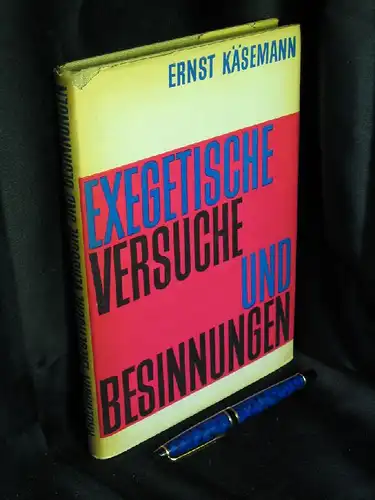 Käsemann, Ernst: Exegetische Versuche und Besinnungen -  LAGERRÄUMUNG. 