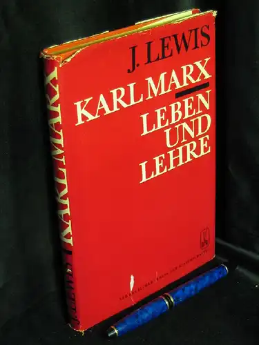 Lewis, John: Karl Marx. Leben und Lehre -  LAGERRÄUMUNG. 