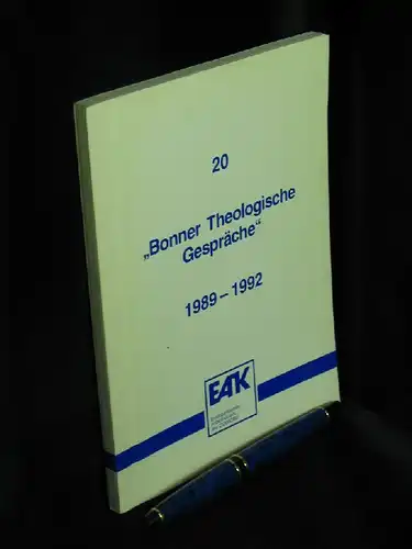 Lohse, Eduard u.a: Bonner theologische Gespräche. 1989-1992. 