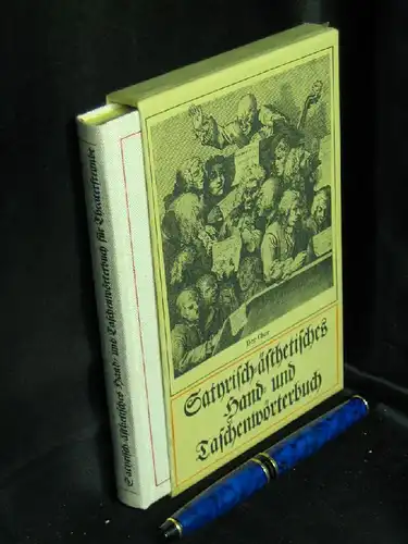 Schütze, Johann Friedrich: Satirisch-ästhetisches Hand- und Taschenwörterbuch - aus der Reihe: Cortina - Band: 4. 