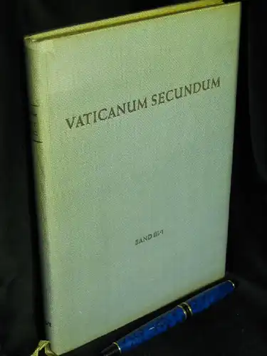 Müller, Otfried (Herausgeber): Vaticanum secundum Band III/1 - Band III/1: Die dritte Konzilsperiode - Dokumente -  LAGERRÄUMUNG. 