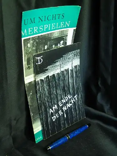 Deutsches Theater (Hrsg.): Programmheft+ Ankündigungsfaltblatt der Kammerspiele -  LAGERRÄUMUNG. 
