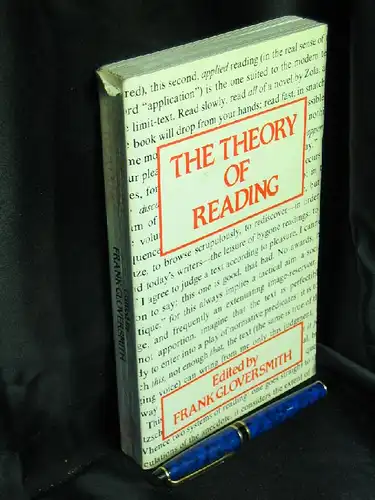 Gloversmith, Frank: The Theory Of Reading -  LAGERRÄUMUNG. 