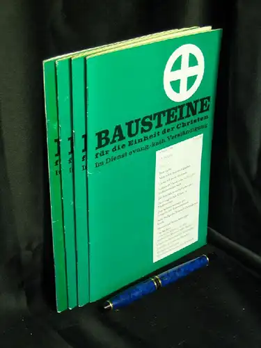 Bund für evang.-kath. Wiedervereinigung (Herausgeber): Bausteine für die Einheit der Christen Hefte 130,134,135,162 - Im Dienst evang.-kath. Verständigung -  LAGERRÄUMUNG. 