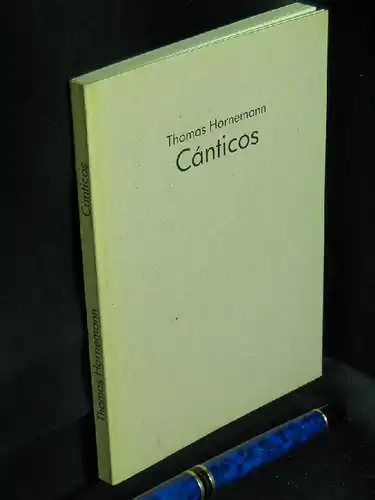 Hornemann, Thomas: Canticos -  LAGERRÄUMUNG. 