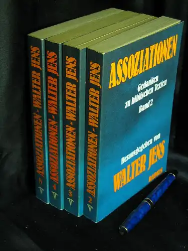 Jens, Walter (Herausgeber): Assoziationen - Gedanken zu biblischen Texten (2,3,4,8) - Bände 2, 3, 4 und 8. 